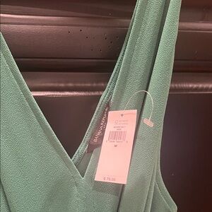 Banana Republic Teal V-Neck Dress